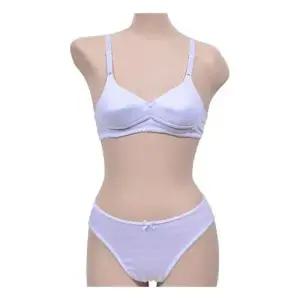 주니어 노와이어 A컵 2단계 브라팬티세트 학생 WC7B672