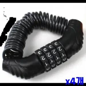 WL 스프링 형태 길이조절 자유번호 자전거열쇠 X4개 자전거잠금장치 안전장치 자전거안전