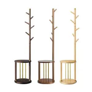 원목옷걸이 랙 가방 스탠드 벤치 선반 현관 스탠드형 거치대 옷걸이