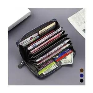 여행용 아코디언 동전 지갑 베트남 가죽 수납 WFJESTI