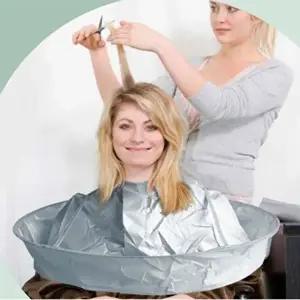 셀프헤어 커트보 두피브러쉬 미용실가운 미용가운-WFIDJDG