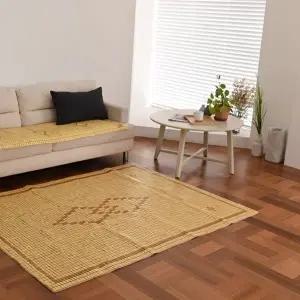 고품질 무늬 6년산 분죽왕대나무 마작 더블 135 x 180 대나무 마작자리 우드자리 청대나무자리 WFIJSGO