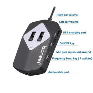 BN803 골전도 보청기 이어폰은 귀에 맞지 않아 TV를 시청할 수 있습니다. 이어폰 내장 배터리 보청기 이어