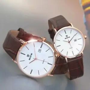 커플시계 가죽시계 SK-9307 P 손목시계 남자시계 남성시계 손목시계 가죽시계