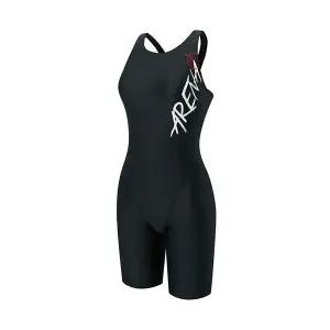 아레나 여성수영복 스나이퍼 4부 반신 레이서백 A5SL1LD32BLK