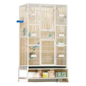 앵무새 대형 새장 놀이터 1 앵무새장 철장 케이지 아크릴 78x51x89 이동 없음