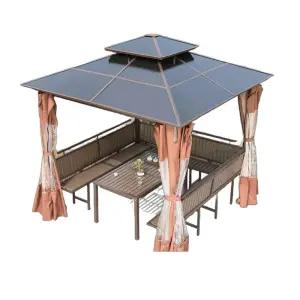 파고라 바베큐 오두막 야외 가든 조립식원두막 야외테이블세트 야외바베큐장 정자 그늘막