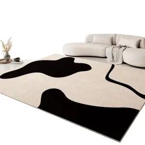 먼지없는 단모 대형 거실 인테리어 하트러그 카페트