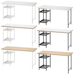 LAGKAPTEN 락캅텐 / SPAND 스펜드 수납형 책상 140x60cm/컴퓨터책상/사무용테이블