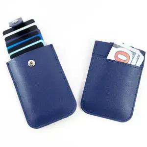 슬림 카드 지갑 가벼운 미니 슬라이드 지갑 카드홀더 카드명함 카드케이스 명함케이스