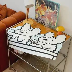 /포시즌데코 테디1 강아지 규조토 발매트