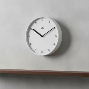 브라운 BRAUN BC06W 클래식 아날로그 저소음 공용 벽시계