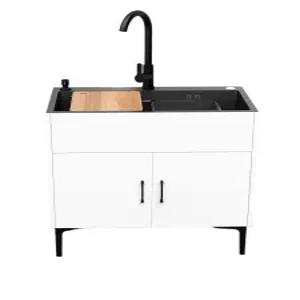 보조 간이 싱크대 미니 사각 사무실 소형 애벌빨래 야외 소형싱크대 손빨래