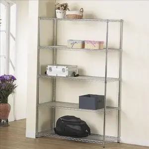 인테리어 5단 선반 수납 다용도실 선반 철제 가정용 5단