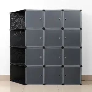 DIY 복합 선반수납장 140x140cm 조립식옷장 조립식옷장 옷장행거 진열장 의류수납장