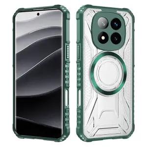 샤오미 홍미노트14프로 5G 맥세이프 투명 풀커버 범퍼 하드 핸드폰 케이스