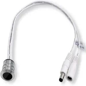 미니 5V-24V IR 액티브 적외선 센서 스위치 핸드 스윕 게이트 제어 동작 감지 LED 스트립 라이트(흰색)에