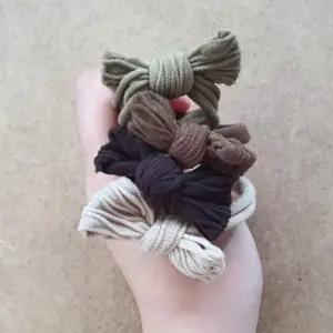 데일리 브라우니 리본머리끈 10P