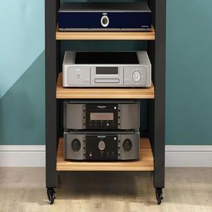 A-165 조절 가능한 파워 앰프 랙 오디오 및 비디오 장비 캐비닛 거실 홈 시어터 리프팅