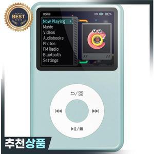 INNIOASIS Y1-128GB 휴대용 MP3 플레이어 블루투스 스피커  비디오 라디오 하이파이 오디오 워크맨 디지털