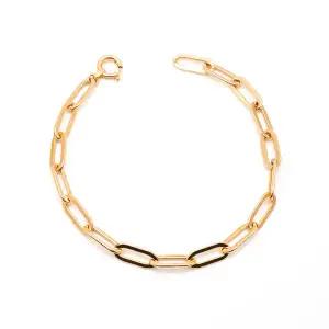 [오팔하우스] 14k 볼드한 클립 체인 팔찌 OPPEB3135