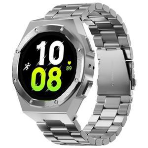 갤럭시워치7 호환 스테인리스 메탈 스트랩 개조 일체형 밴드 시계줄 40mm 44mm