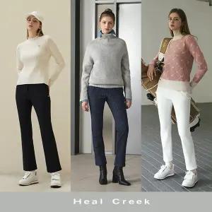 [힐크릭]  벨벳기모팬츠 2종