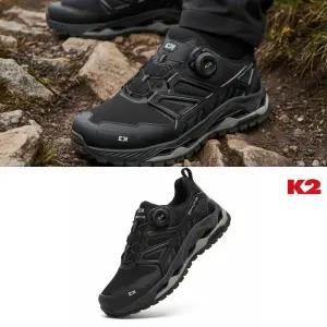 [백화점출고] K2 트레킹화 등산화 남자 여성 플라이 하이크 벤쳐 블랙 쿠션좋은 보아 다이얼 로우컷 하이킹