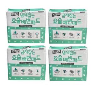 페츠모아 냄새잡는 요술 배변패드 표준형 100매 4개