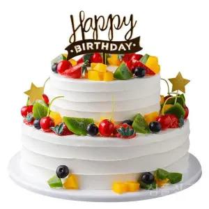 2단모형케이크 웨딩 기념일 케익 단모형케이크 파티 장식 촬영 가짜 카페