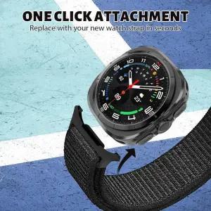 삼성 갤럭시 워치 8 울트라 2025용 나일론 루프 스트랩 스포츠 조절 가능한 시계줄 갤럭시 워치 7 울트라 4