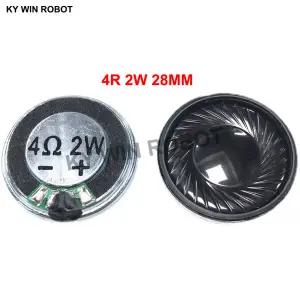 초박형 소형 스피커 직경 28mm 2.8cm 두께 5mm 4 옴 2 와트 2 W 8R 로트당 개