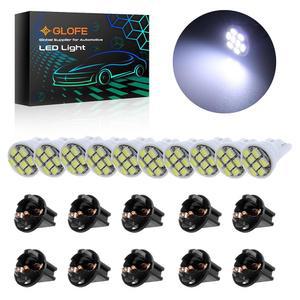 GLOFE T10 194 168 대시 패널 전구 계기판 전구 대시보드 밝은 10개/세트 LED 게이지 LED 클러스터 흰색 흰색