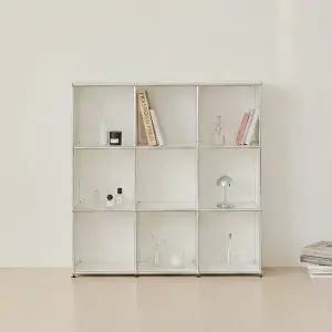 포스트모던 발렌 3X3 미드센츄리 파티션 책장 1200 3단 C3