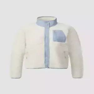 코오롱 스포츠 여성 우븐 배색 플리스 TVJFW24522CREDJ KS7392