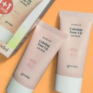 [셀러허브]구달 맑은 어성초 진정 수분 톤업 선크림 50ml+50ml x2SET (AD) (S33557868)