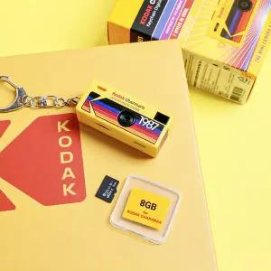 [코닥] 선물박스 차메라 키체인 키링 디지털 카메라 + SD카드 세트 (종류 랜덤)