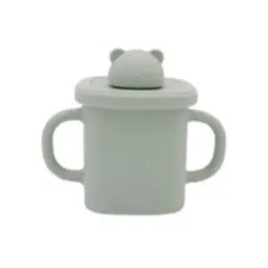 블루마마 실리콘 다용도 유아컵 백일 선물 그린릴리