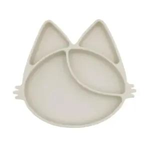 블루마마 유아 자기주도 연습용 이유식 흡착식판 크림