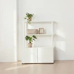 동서가구 E0 아르케 시스템선반 다용도 수납 책장 800 1단+선반 2단  DF927790