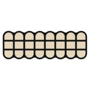 첵스초코 접어쓰는 규조토 발매트 침실 롱 첵스더블링