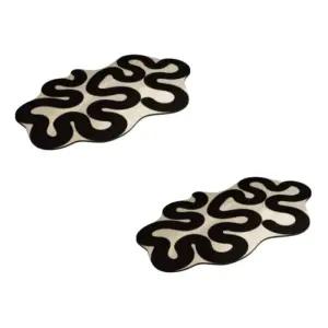 규조토 욕실 발매트 딜라이트홈 토네이도 커브링 2P