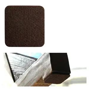 고품질 소음방지패드 펠트 사각 브라운 2P 85x85 층간소음매트 거실매트 주방매트 층간소음 WFIU25I