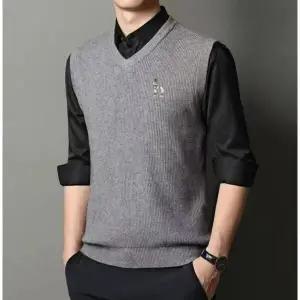 헤지스 남자 오버핏 브이넥 니트조끼 46952