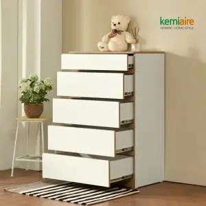 케미에르 칼레 LPM하이글로시 5단 800서랍장 KEL-303