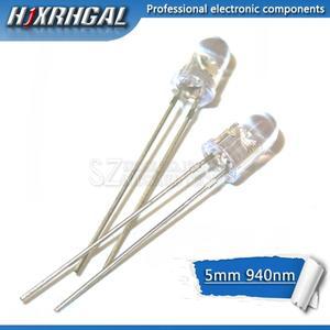 100pc LED 5mm 940nm IR 적외선 발광 원형 튜브 라이트 다이오드 신규 및 기존 hjxrhgal