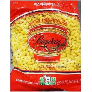 마카로니(보가사리 500g)X20 마카로니 가공식품 국수