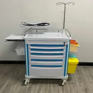 응급 카트 의료용 병원 약품 보관 트롤리 웨건 드레싱 이동식