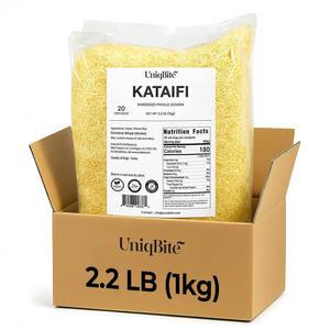 카타이피 나페 초콜릿 도우, 말린 2.2파운드(1kg), 도우 카다이프 페이스트리, 잘게 두바이 썬 바용 필로 카타피