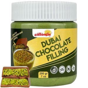 위한 굴루오글루 크림과 풍부하고 피스타치오 미식 퇴폐적인 바삭한 초콜릿을 초콜릿 두바이 디저트 카다이프 바삭하며 중동 | 200g 재료 u2013 최고의 필링 7온스 간식